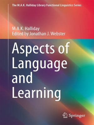 cover image of Aspects of Language and Learning